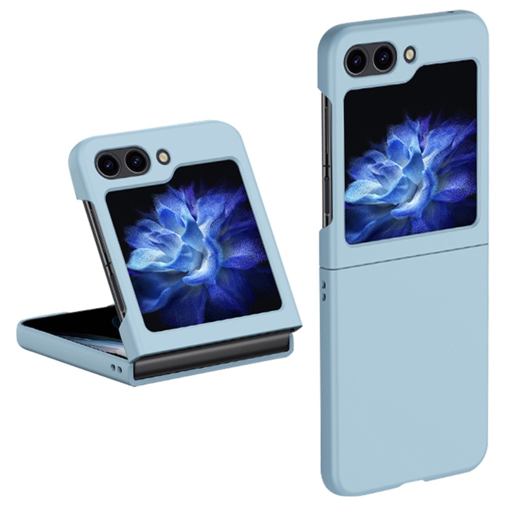 Lunso - Samsung Galaxy Z Flip5 - Backcover hoes - Lichtblauw