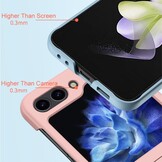 Samsung Galaxy Z Flip5 Backcover hoes - Lichtroze
