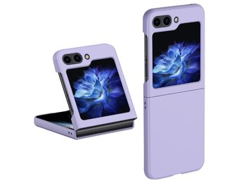 Lunso - Samsung Galaxy Z Flip5 - Backcover hoes - Lila