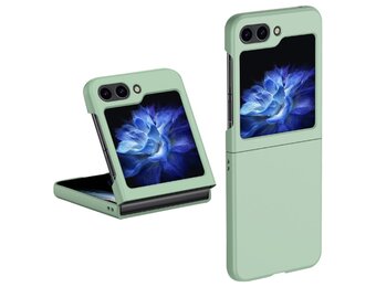 Lunso - Samsung Galaxy Z Flip5 - Backcover hoes - Lichtgroen