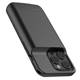 iPhone 15 Powerbank hoesje 6000 mAh hoes - Zwart