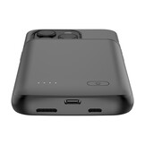 iPhone 15 Powerbank hoesje 6000 mAh hoes - Zwart