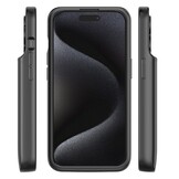 iPhone 15 Powerbank hoesje 6000 mAh hoes - Zwart