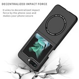 Samsung Galaxy Z Flip5 Magnetische hardcover hoes - Zwart