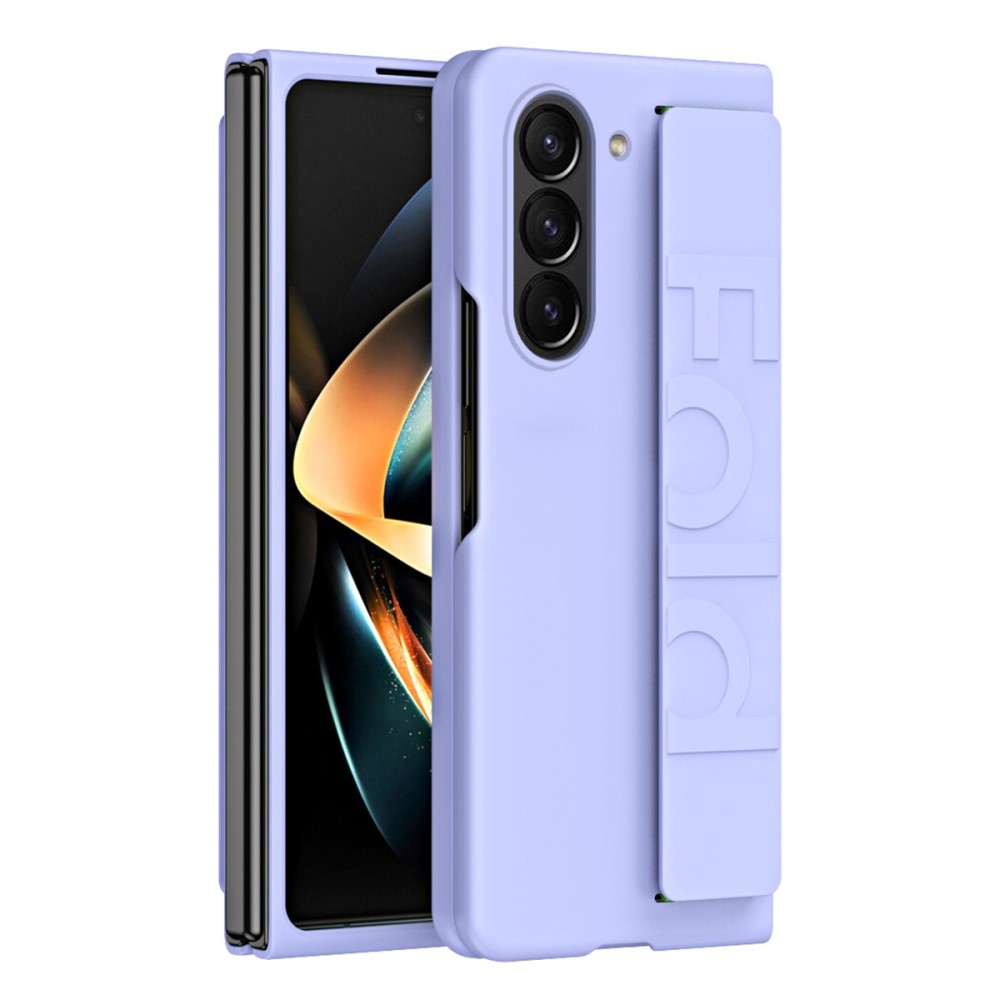 Samsung Galaxy Z Fold5 hoes met polsband - Lila
