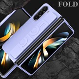 Samsung Galaxy Z Fold5 hoes met polsband - Lila