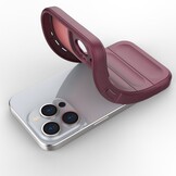 iPhone 15 Pro Max Hoesje Rugged TPU Backcover - Bordeaux Rood