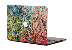 Lunso MacBook Pro 15 inch (2012-2015) cover hoes - case - Boom met Vogels