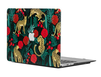 Lunso MacBook Pro 13 inch (2012-2015) cover hoes - case - Leopard Roses