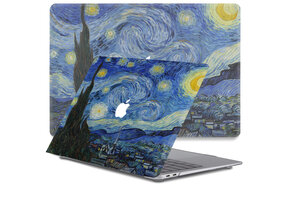 Lunso MacBook Air 13 inch (2010-2017) cover hoes - case - Van Gogh Sterrennacht