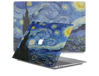 Lunso MacBook Air 13 inch (2010-2017) cover hoes - case - Van Gogh Sterrennacht