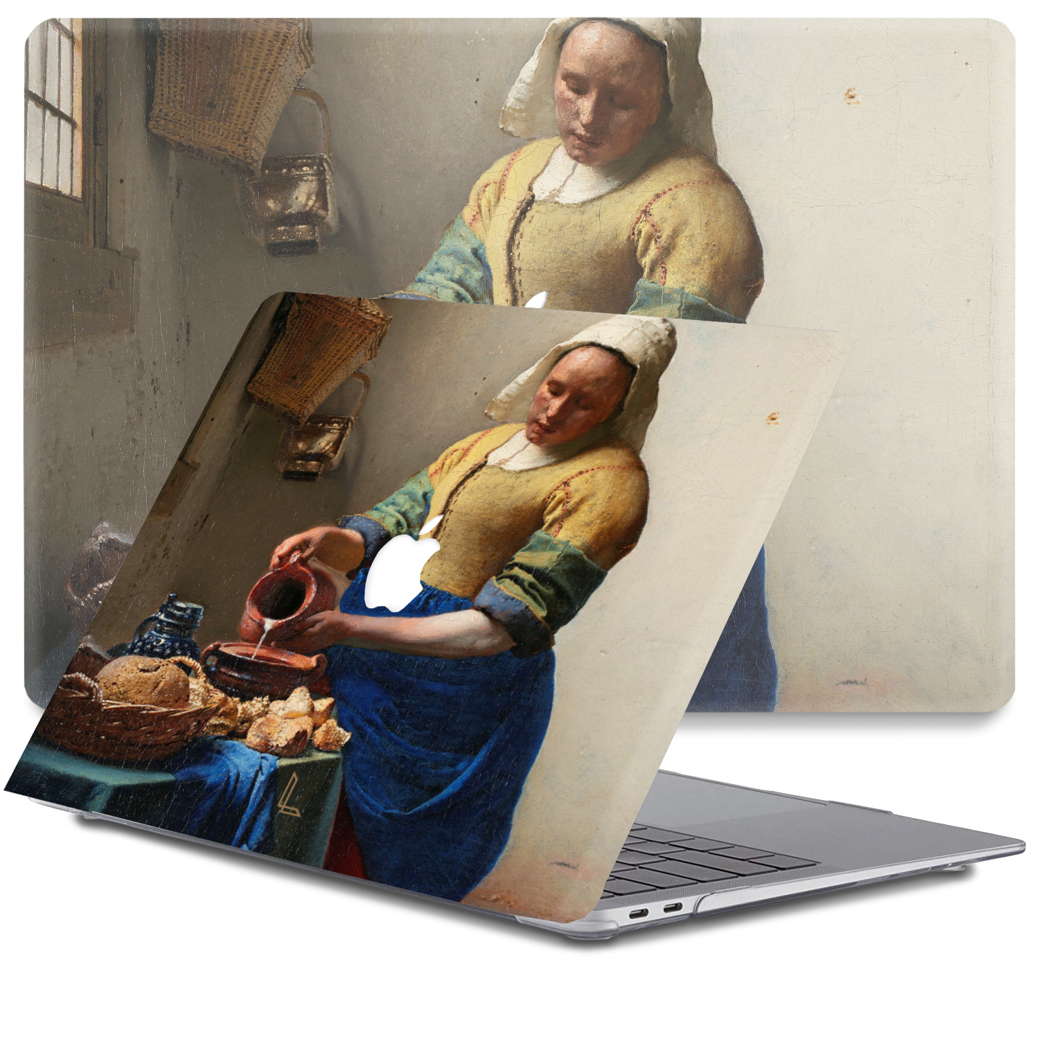 MacBook Air 13 inch (2010-2017) cover hoes - Vermeer Melkmeisje