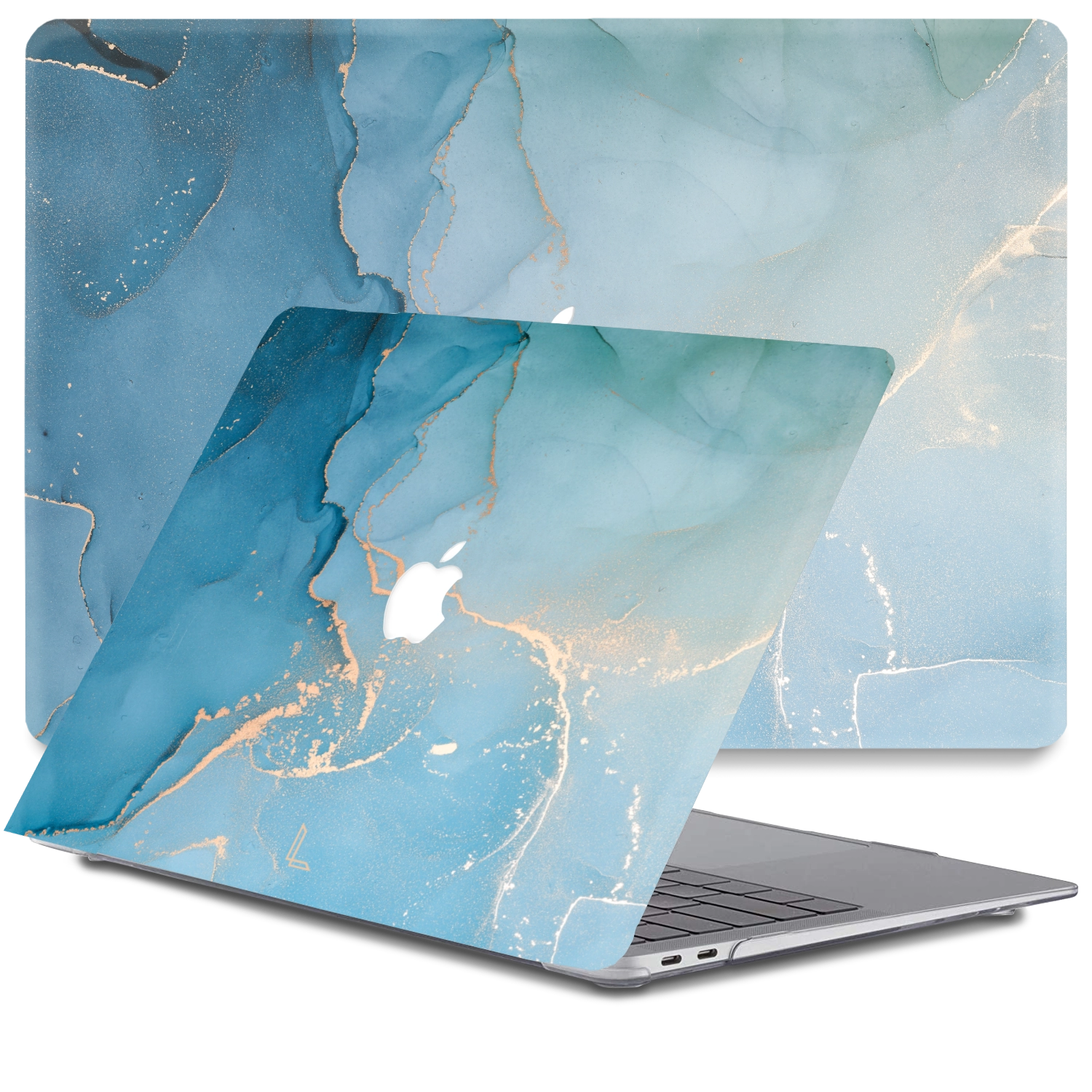 Lunso - MacBook Air 13 inch (2010-2017) - cover hoes - Aciano Azul