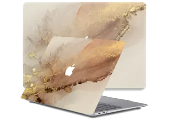 Lunso MacBook Air 13 inch (2010-2017) cover hoes - case - Sweet Caramel