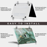 MacBook Air 13 inch (2010-2017) cover hoes - Green Maeve