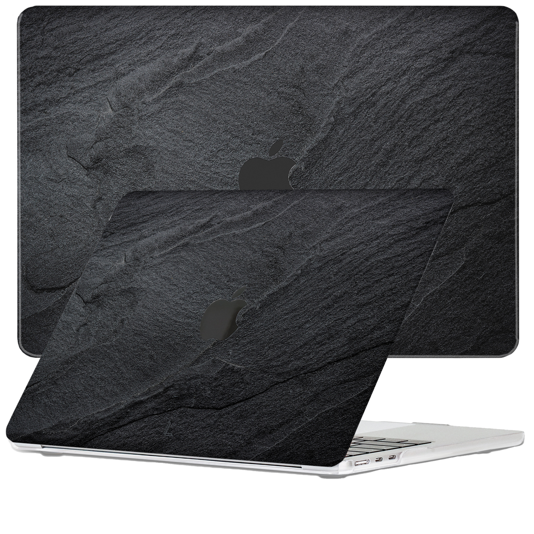 MacBook Air 15 inch (2023-2026) cover hoes case - Black Stone