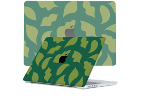 Lunso MacBook Pro 16 inch (2021-2024) cover hoes - case - Autumn Leaves