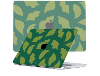 Lunso MacBook Pro 16 inch (2021-2024) cover hoes - case - Autumn Leaves