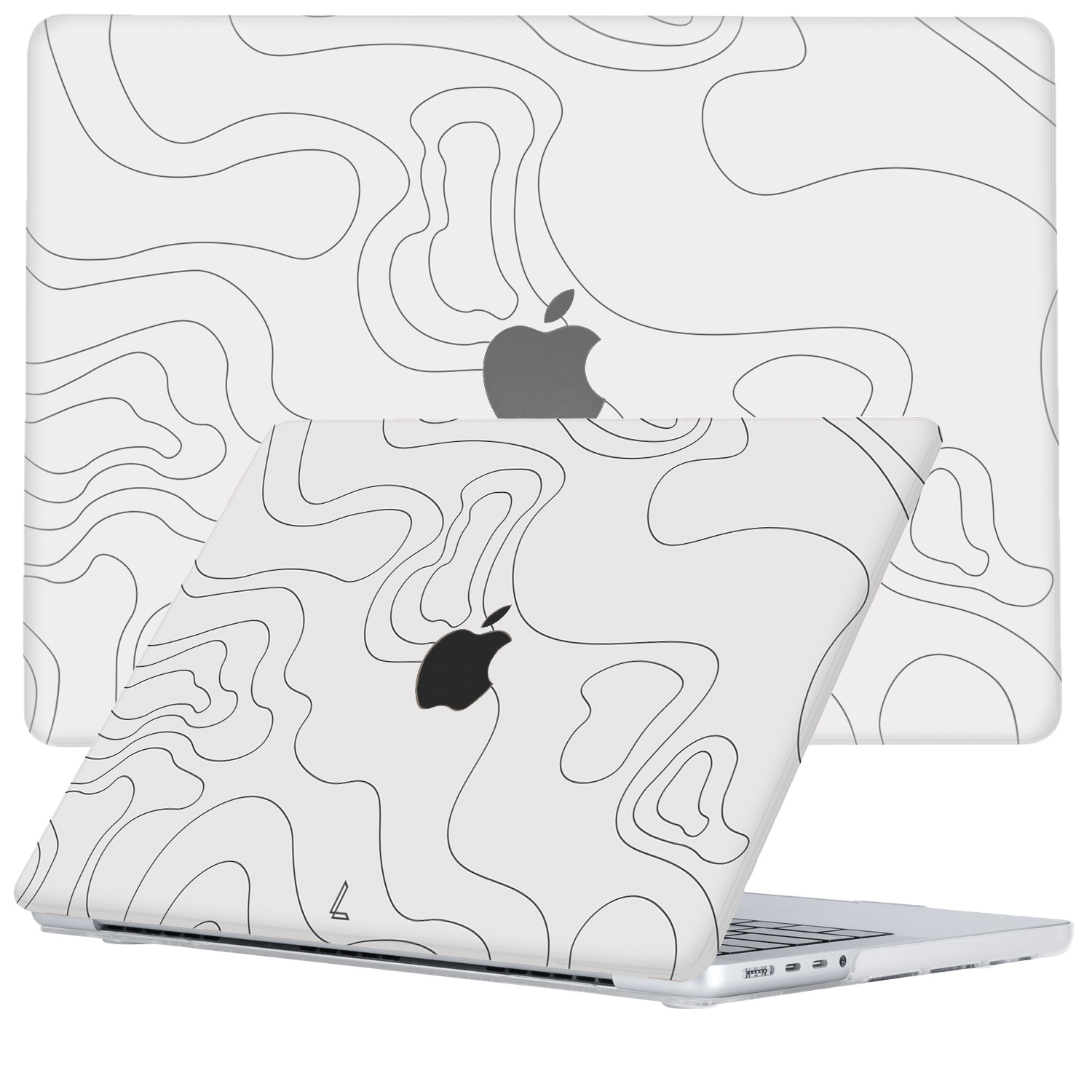 Lunso - MacBook Pro 16 inch (2021-2023) - cover hoes - Land Lines