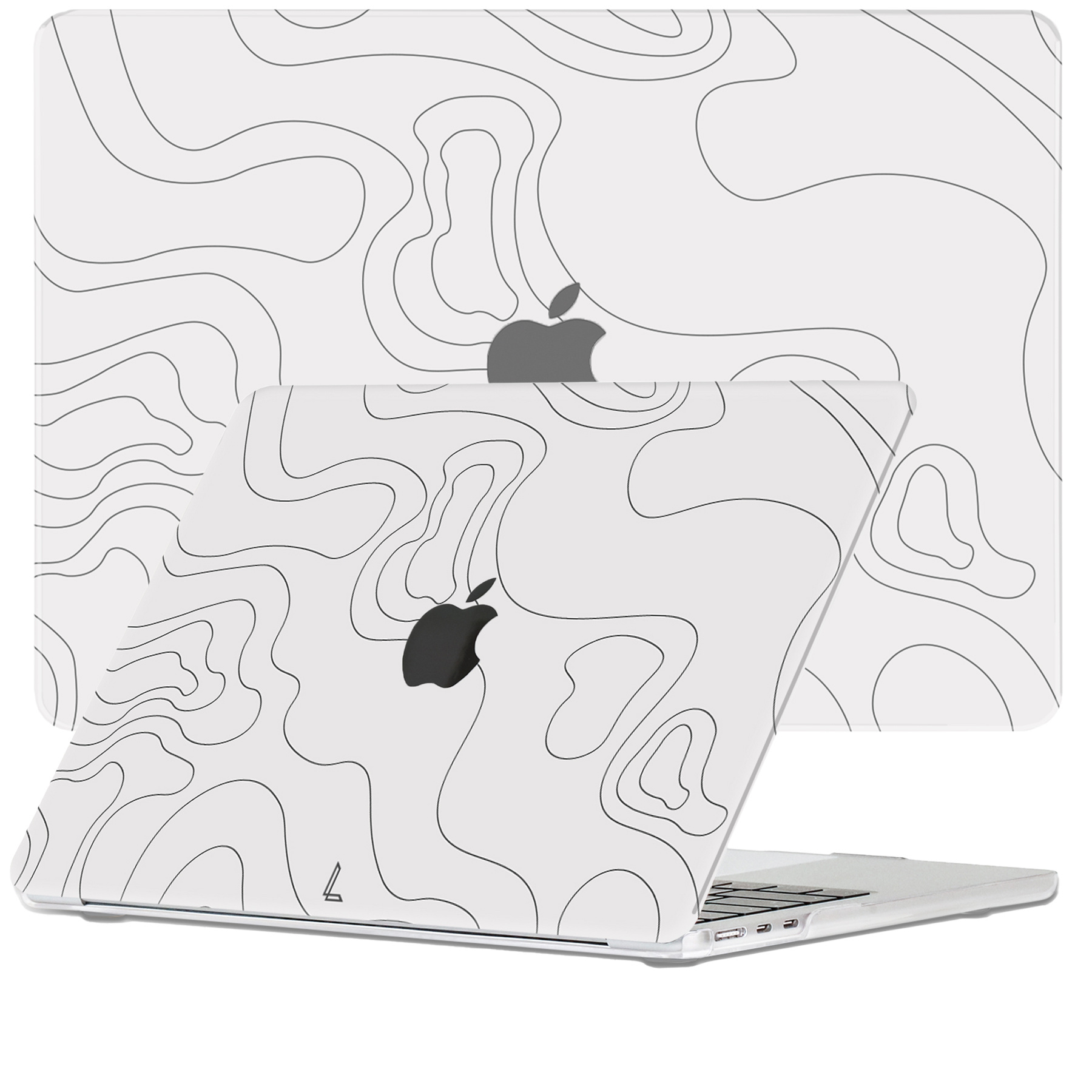Lunso - MacBook Air 15 inch (2023) - cover hoes - Land Lines