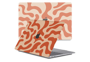 Lunso MacBook Air 13 inch M1 (2020) cover hoes - case - Orange Fever