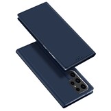 Samsung Galaxy S24 Ultra Slim Bookcase hoesje - Donkerblauw