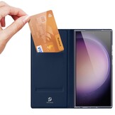 Samsung Galaxy S24 Ultra Slim Bookcase hoesje - Donkerblauw