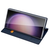 Samsung Galaxy S24 Ultra Slim Bookcase hoesje - Donkerblauw