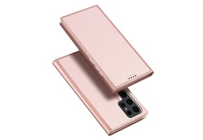 Dux Ducis - Samsung Galaxy S24 Ultra - Slim bookcase hoesje - Rose Goud