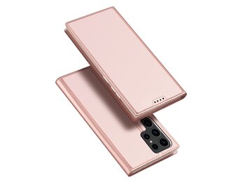Dux Ducis - Samsung Galaxy S24 Ultra - Slim bookcase hoesje - Rose Goud