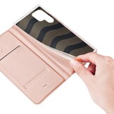 Samsung Galaxy S24 Ultra Slim Bookcase hoesje - Rose Goud