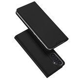 Samsung Galaxy S24 Slim Bookcase hoesje - Zwart