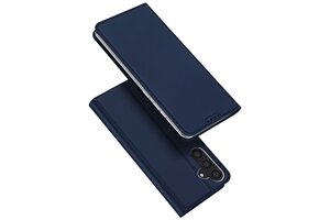 Dux Ducis - Samsung Galaxy S24 - Slim bookcase hoesje - Donkerblauw
