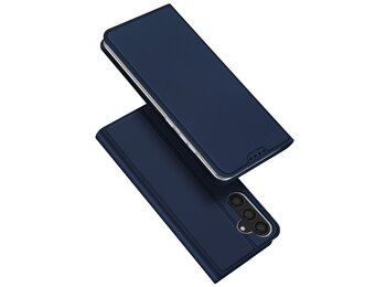 Dux Ducis - Samsung Galaxy S24 - Slim bookcase hoesje - Donkerblauw