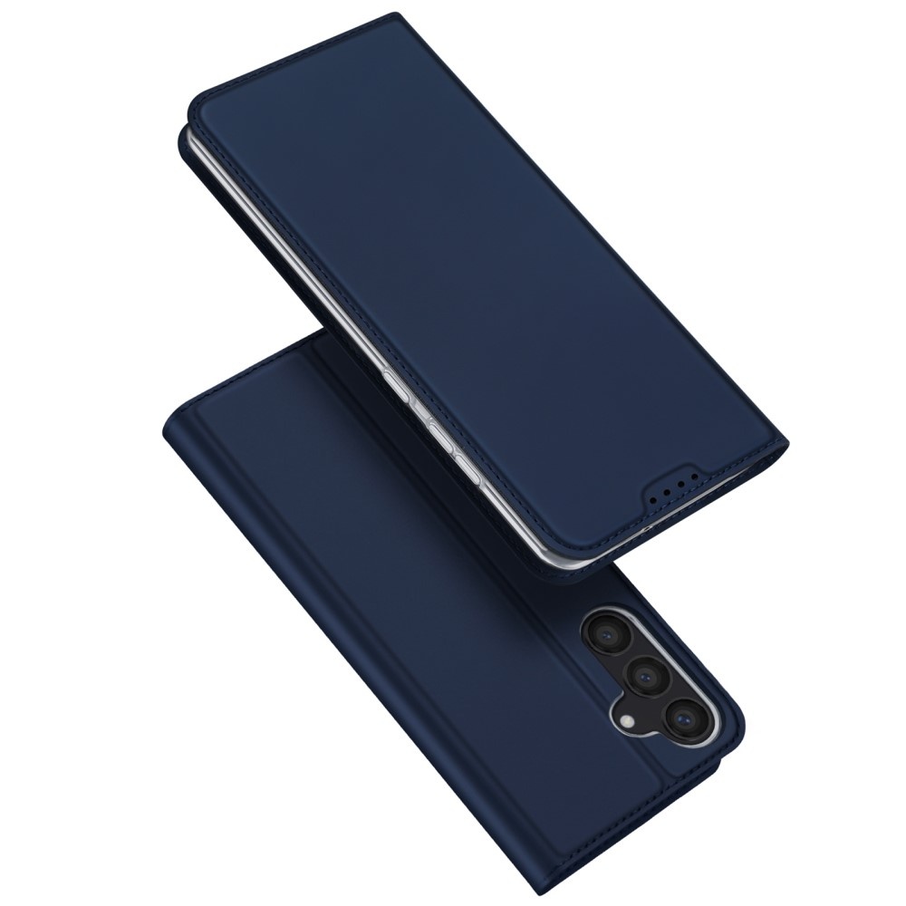 Dux Ducis - Samsung Galaxy S24 - Slim bookcase hoesje - Donkerblauw