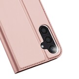 Samsung Galaxy S24 Slim Bookcase hoesje - Rose Goud