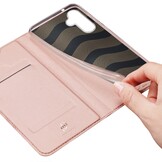 Samsung Galaxy S24 Slim Bookcase hoesje - Rose Goud