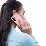 Samsung Galaxy S24 Slim Bookcase hoesje - Rose Goud