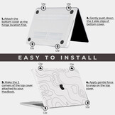 MacBook Air 13 inch (2022-2026) cover hoes case - Land Lines