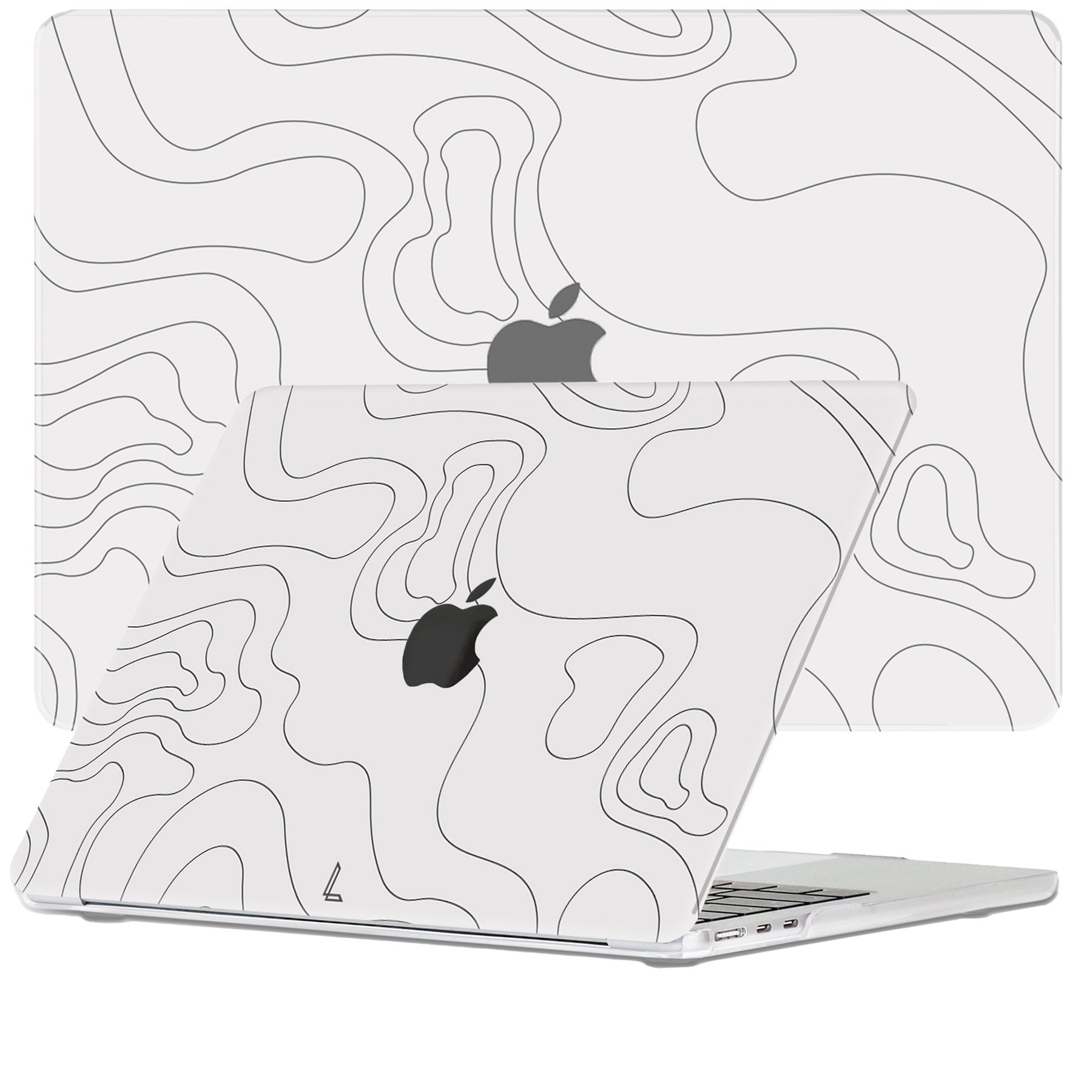 Lunso - MacBook Air 13 inch M2 (2022) - cover hoes - Land Lines