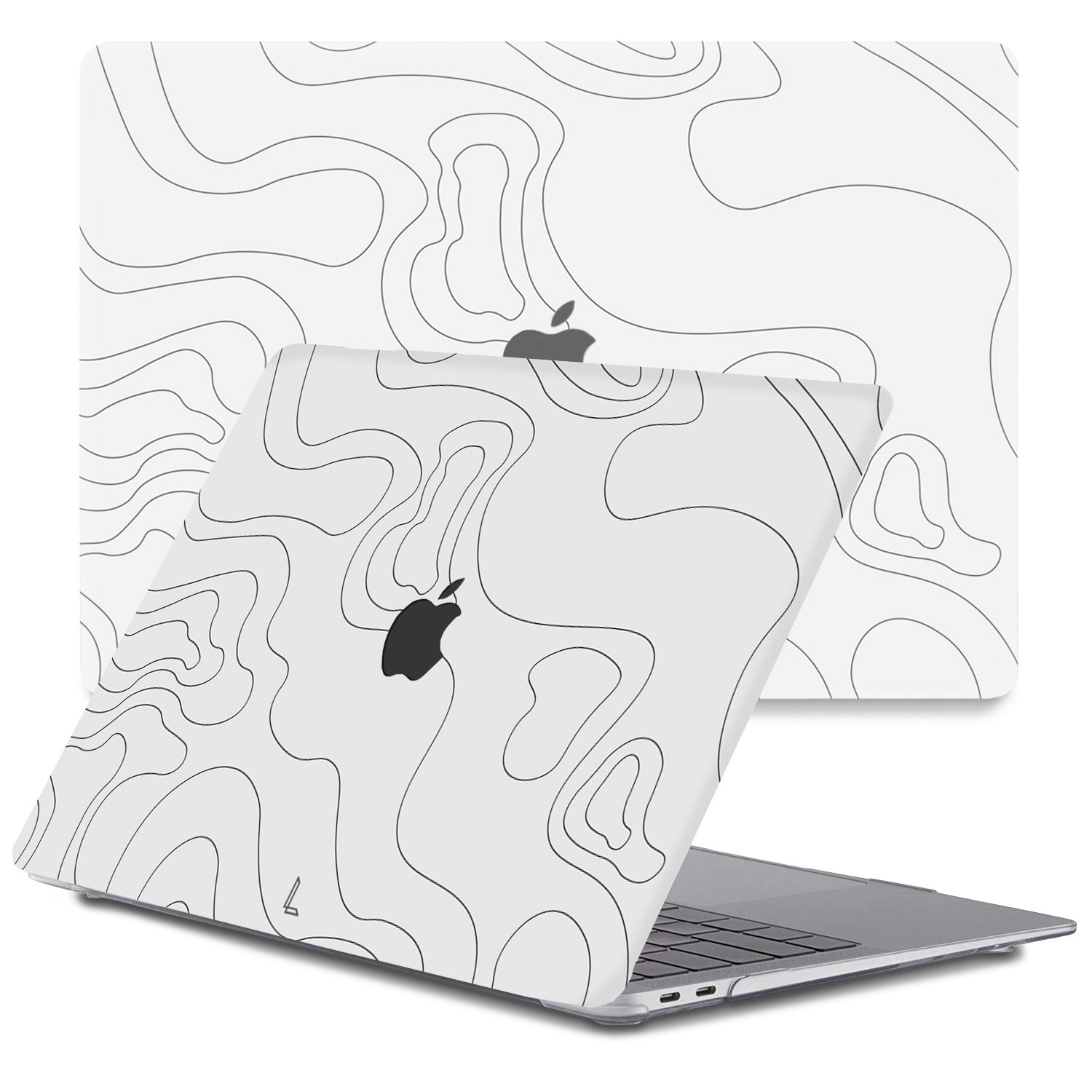 Lunso - MacBook Pro 13 inch (2020-2022) - cover hoes - Land Lines