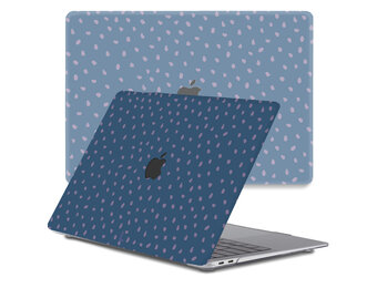 Lunso MacBook Pro 13 inch M1/M2 (2020-2022) cover hoes - case - Purple Pips