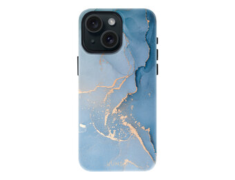 Lunso iPhone 15 Back cover hoesje Magsafe - Aciano Azul