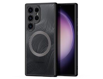 Dux Ducis Aimo Samsung Galaxy S24 Ultra hoesje - Magsafe Backcover case - Zwart