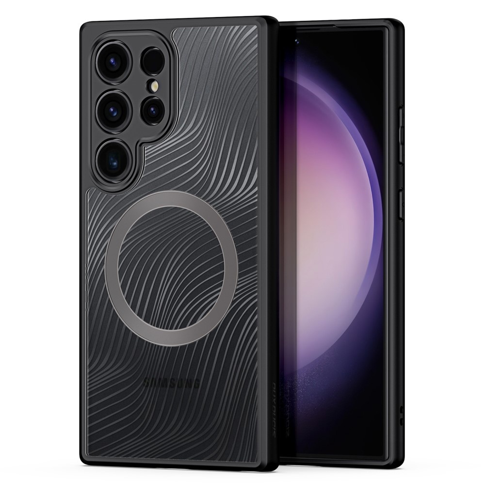 Samsung Galaxy S24 Ultra hoesje Dux Ducis  Aimo Magsafe Backcover case - Zwart