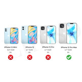 Duo Pack (2 stuks) Beschermfolie, Full Covered Screen Protector inclusief bevestiging tool voor de iPhone 12 Pro Max