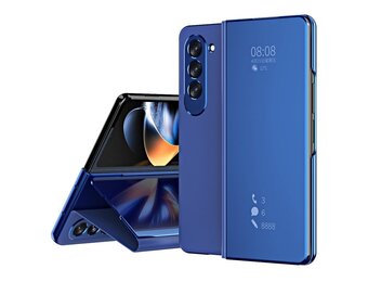 Lunso - Samsung Galaxy Z Fold6 - Window view cover hoes - Blauw