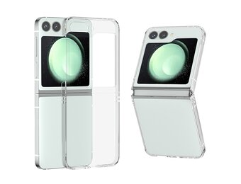 Lunso Samsung Galaxy Z Flip 7 FE / Flip6 - Backcover hoes  - Transparant