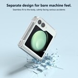 Samsung Galaxy Z Flip 7 FE / Flip6 Backcover hoes Transparant