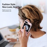 Samsung Galaxy Z Flip 7 FE / Z Flip6 Leren hoes Backcover - Roze